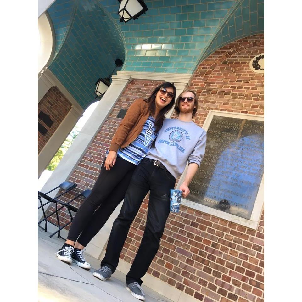 At the UNC-CH Bell Tower