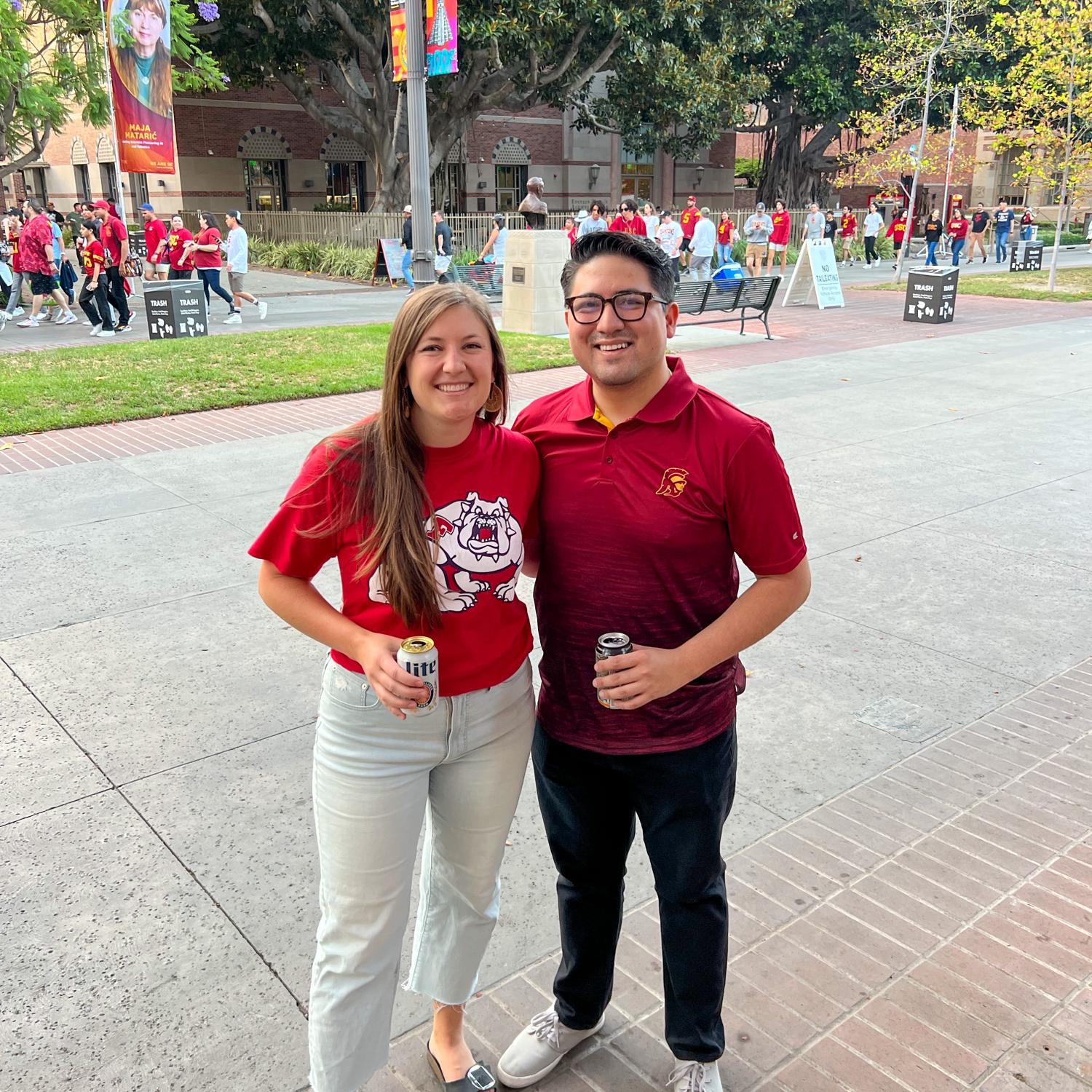 Fresno State vs. USC at The Coliseum.