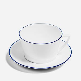 Line Cobalt Deco Tea Saucer