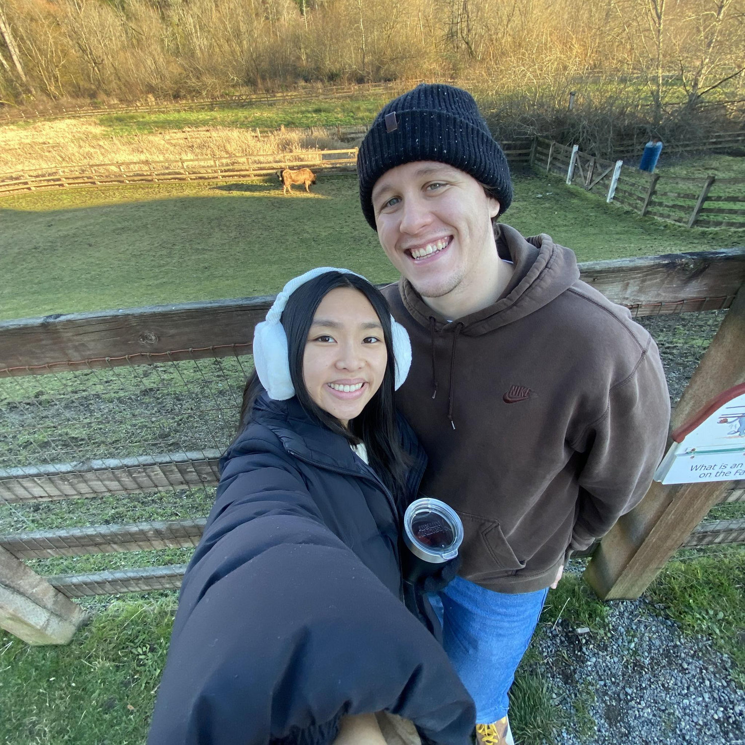 Taking silly little walks to the farm