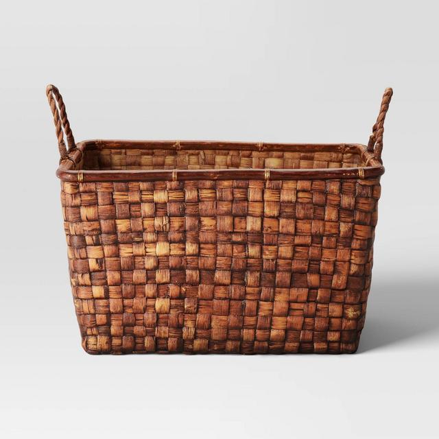 Large Tapered Banana Sheet Basket Dark - Threshold™