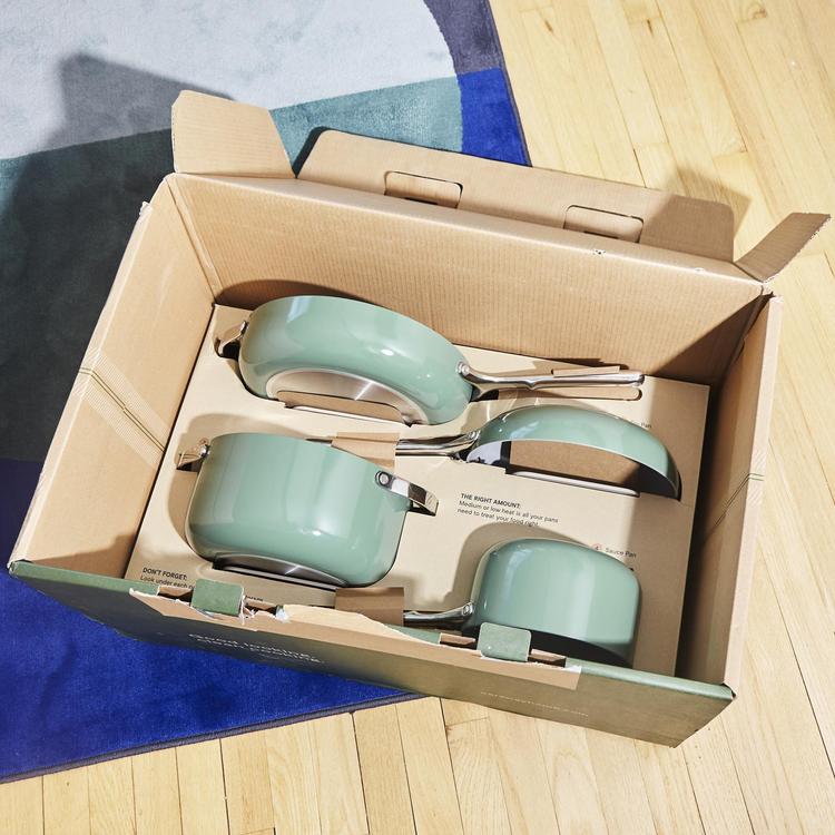 Caraway Home, Ceramic 12-Piece Cookware Set | Zola