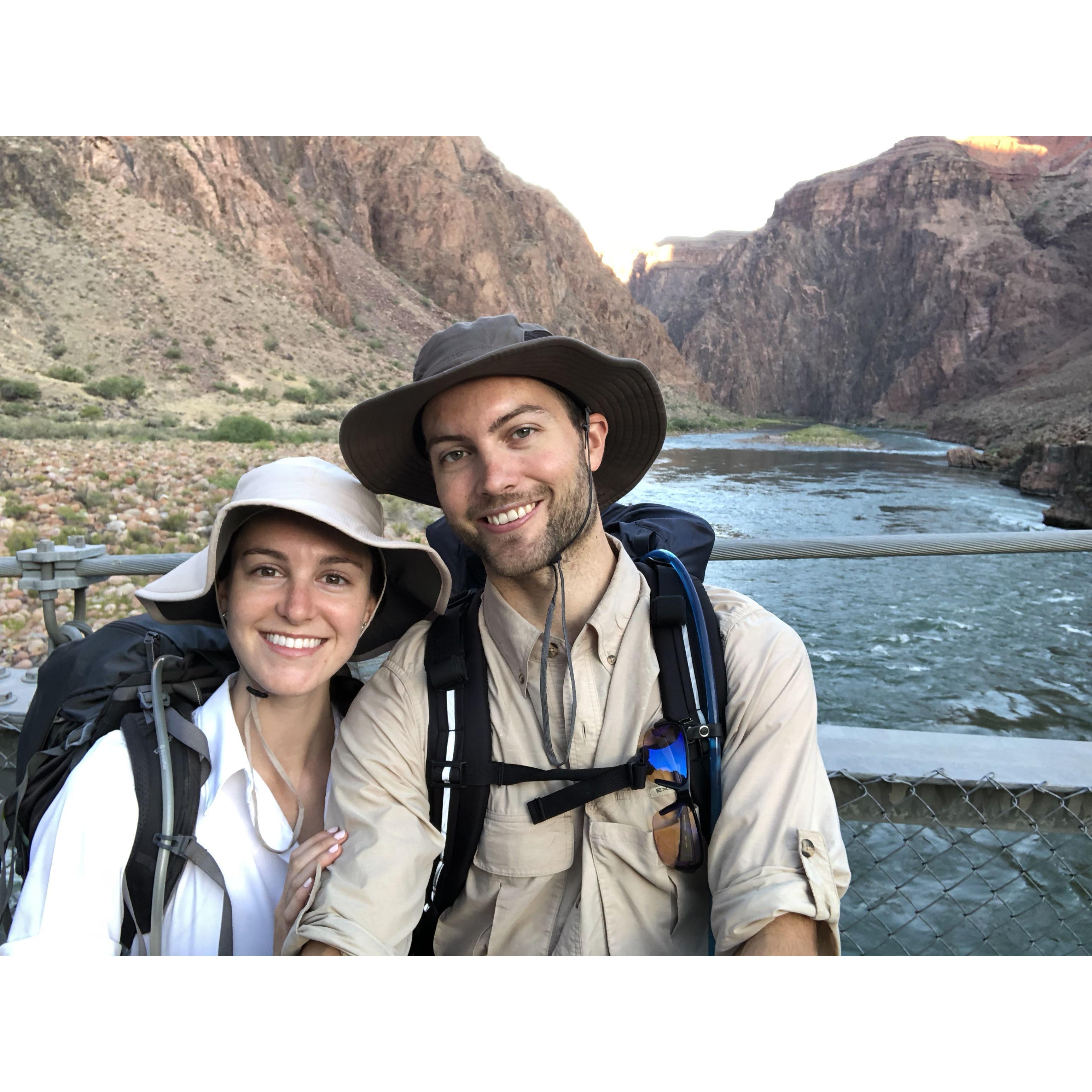We made it to the bottom of the Grand Canyon!