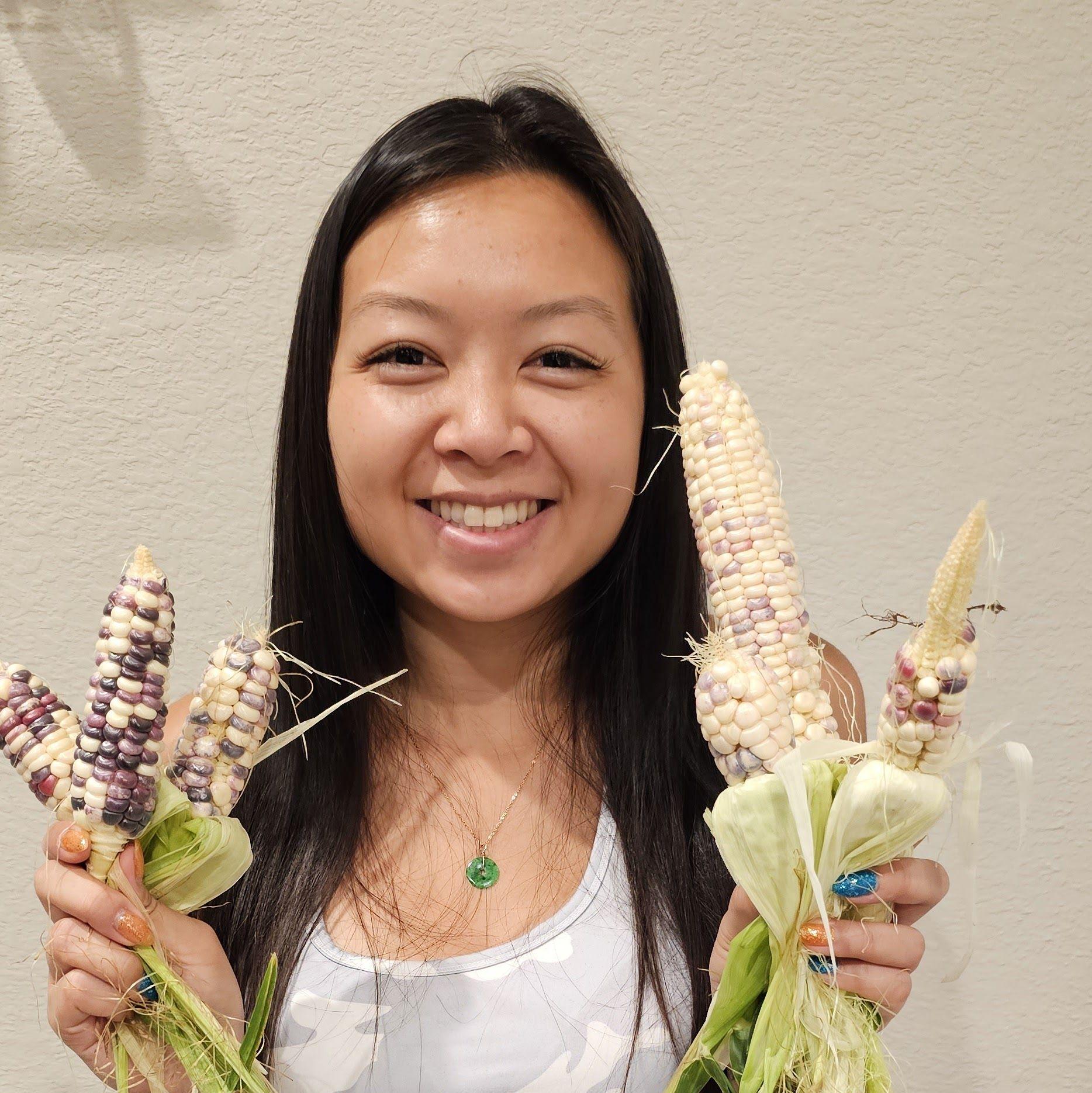 our first corn harvest