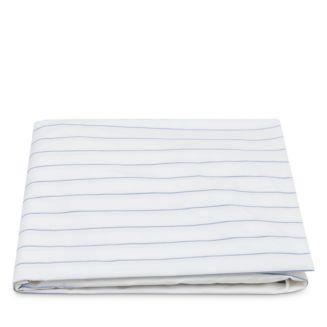 Matouk Amalfi California King Fitted Sheet (Hazy Blue)