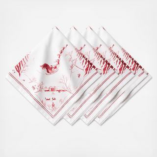 Country Estate Winter Frolic Napkin, Set of 4
