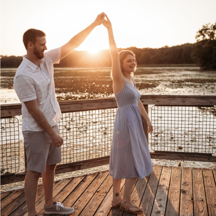 Heres to forever! Engagement photo shoot: Summer 2020 PC: Katie Rogers Photography