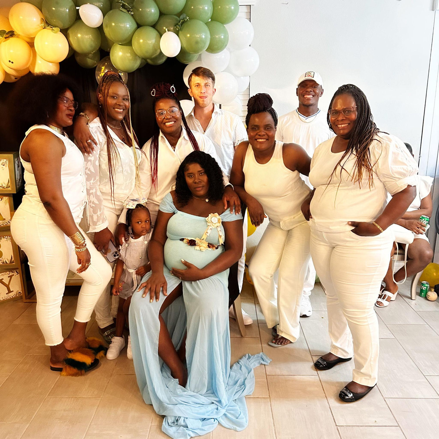 First time he met my family all my siblings