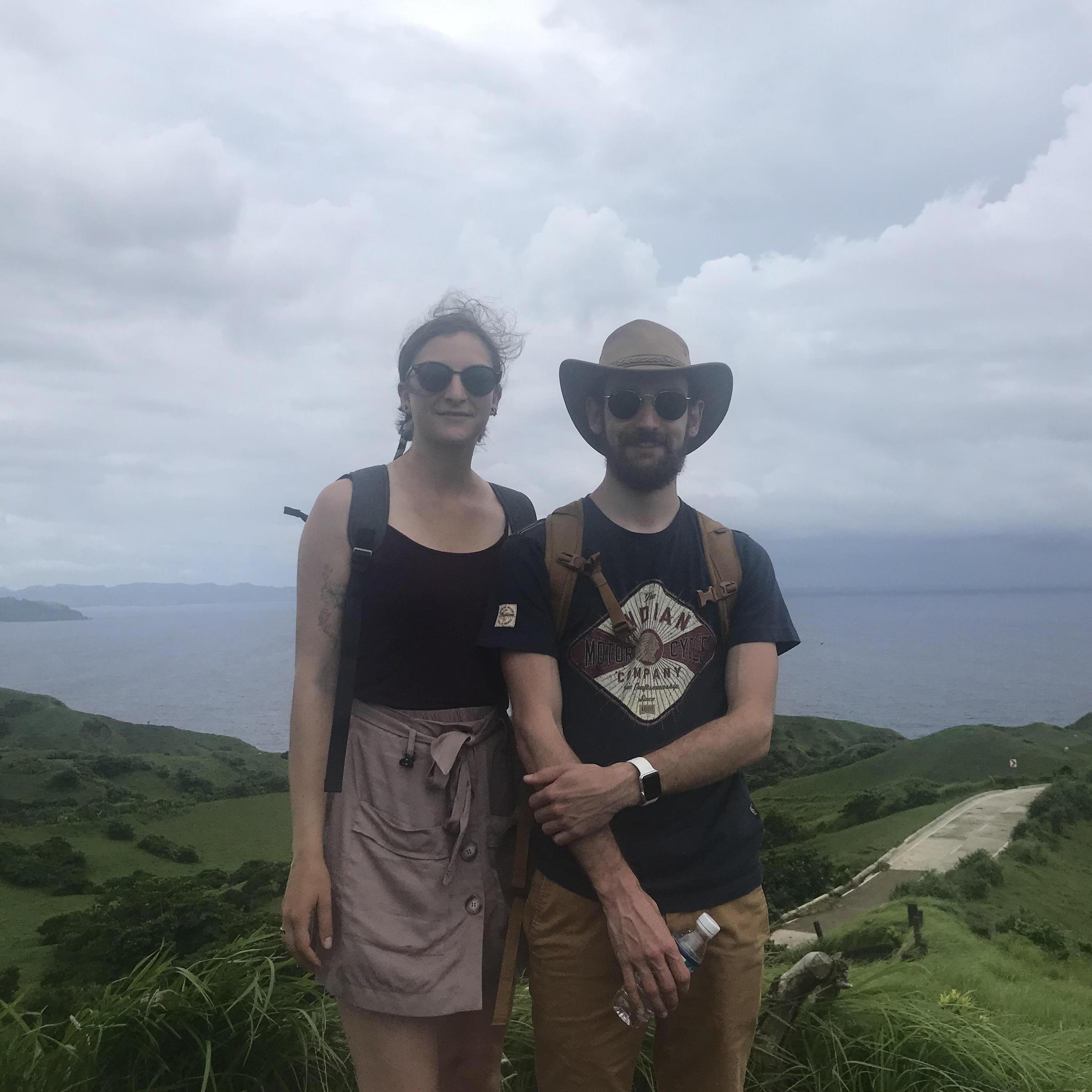 Exploring the island of Batanes, where Dave proposed.