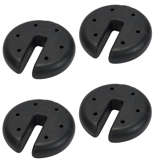 Quik Shade Set of 4 Heavy Duty Weight Plates for Securing Instant and Pop-Up Canopies and Tents