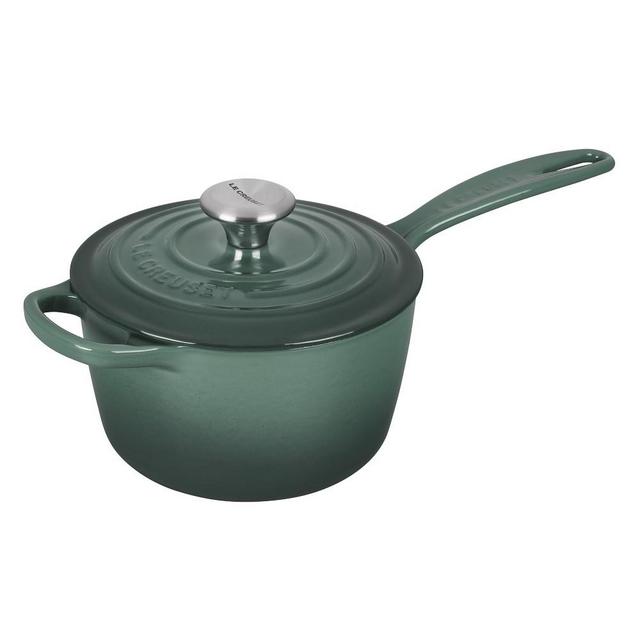 Le Creuset Signature Enameled Cast Iron Saucepan, 1 3/4-Qt., Artichaut