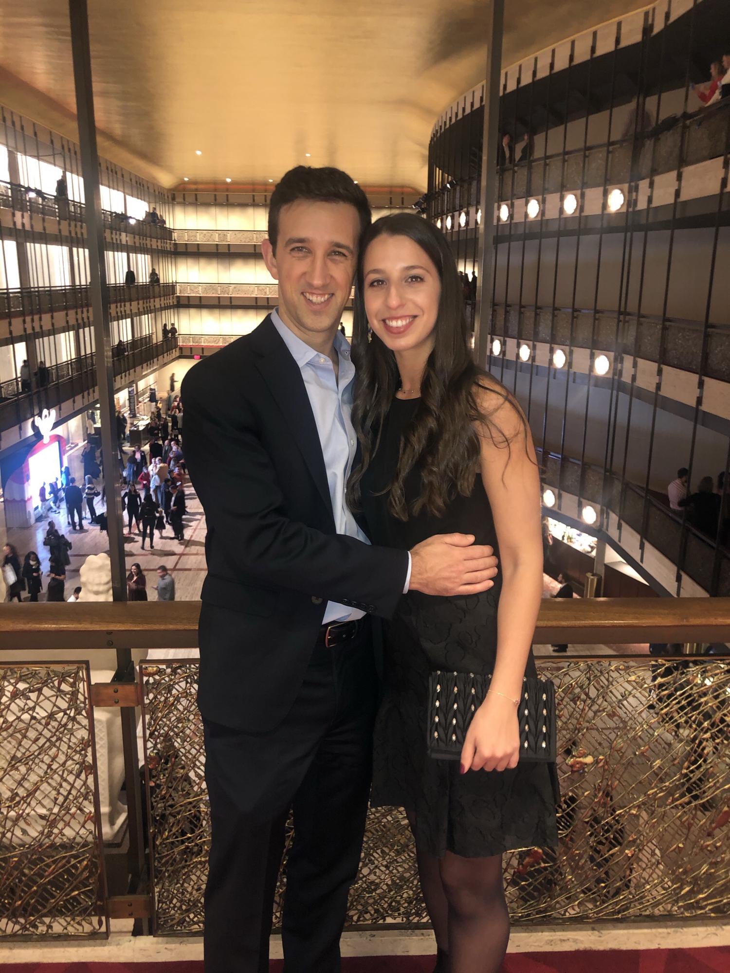 At the ballet with a ballet dancer (not Amiti).