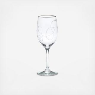 Love Story Platinum Wine Glass