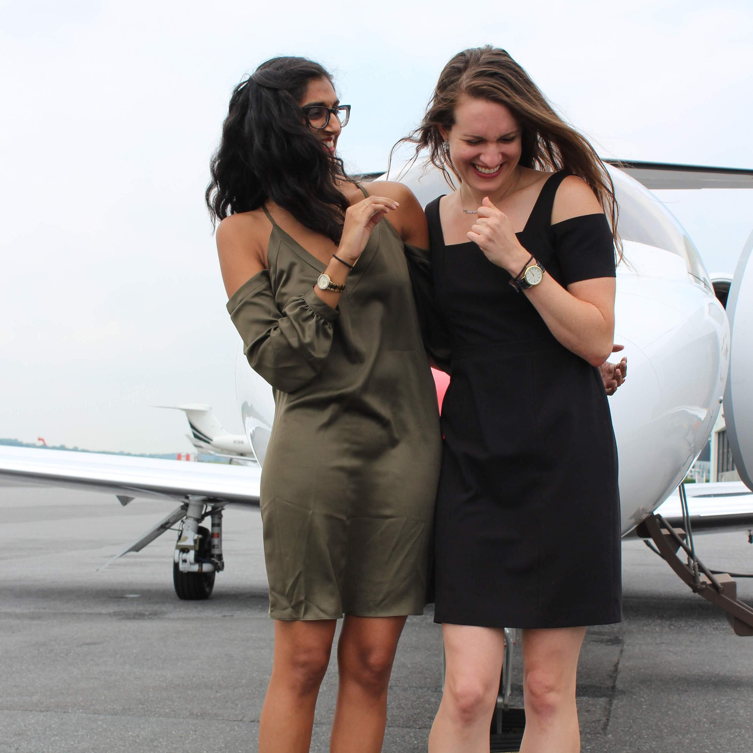 First trip on our private jet