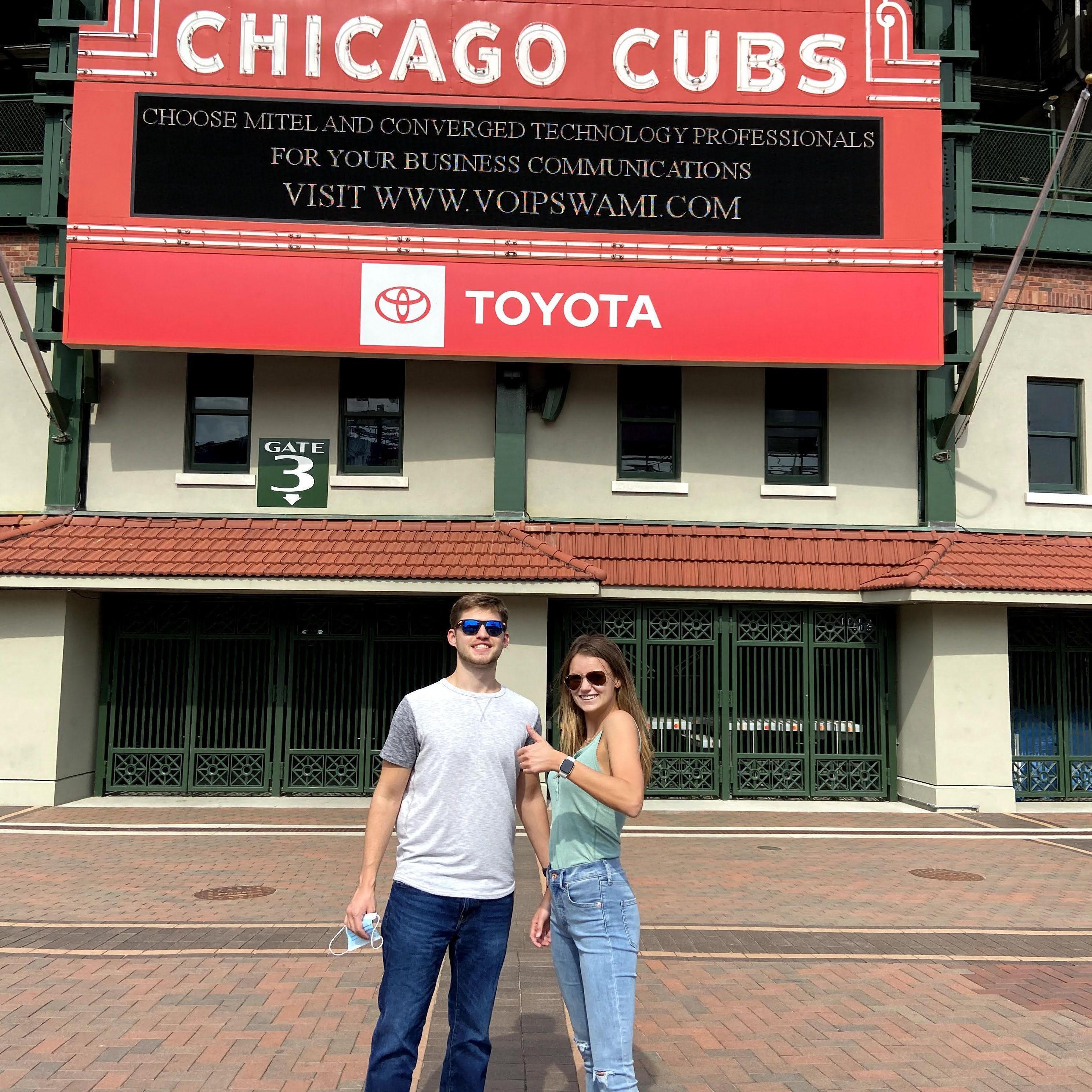 Moving into our first Chicago apartment in August 2020