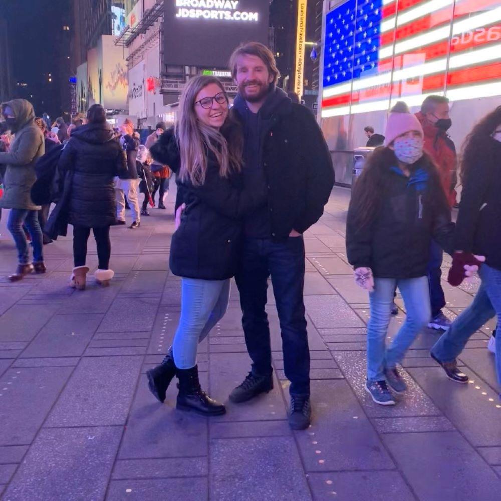 Times Square to cross it off her bucket list, don't think she cares to go back.