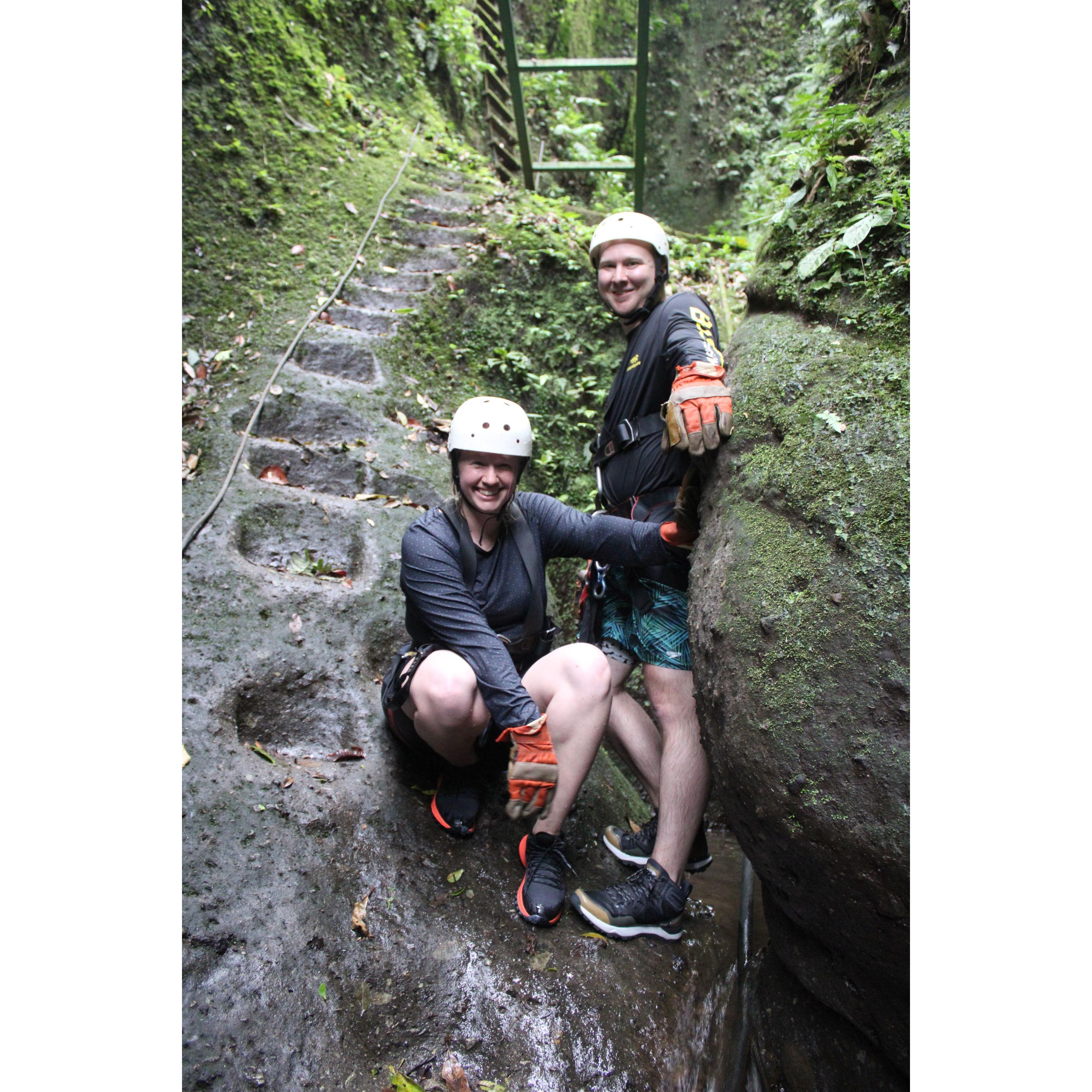 Waterfall repelling in Costa Rica 2022!