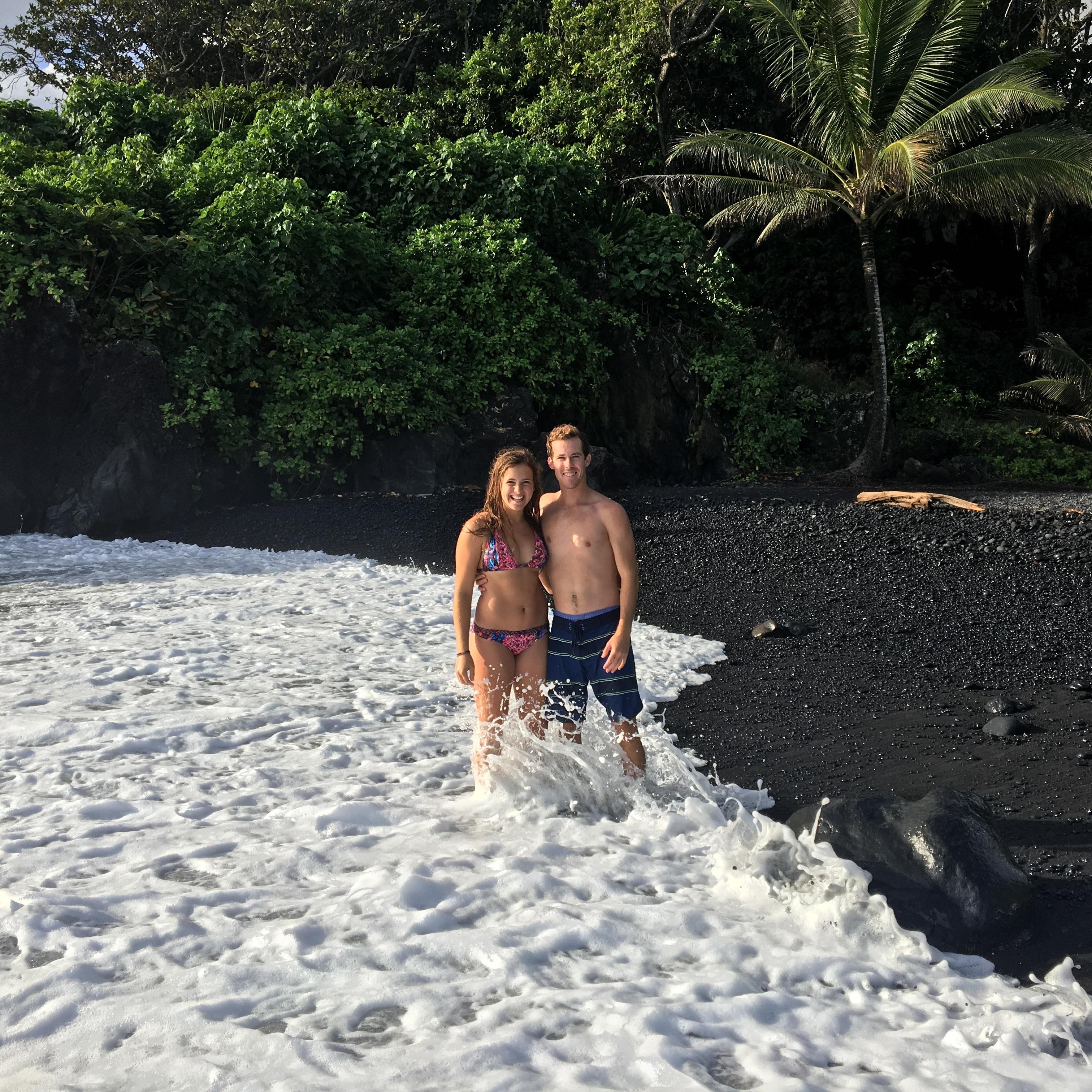 Black Sands Beach, Hana, Maui, Hawaii