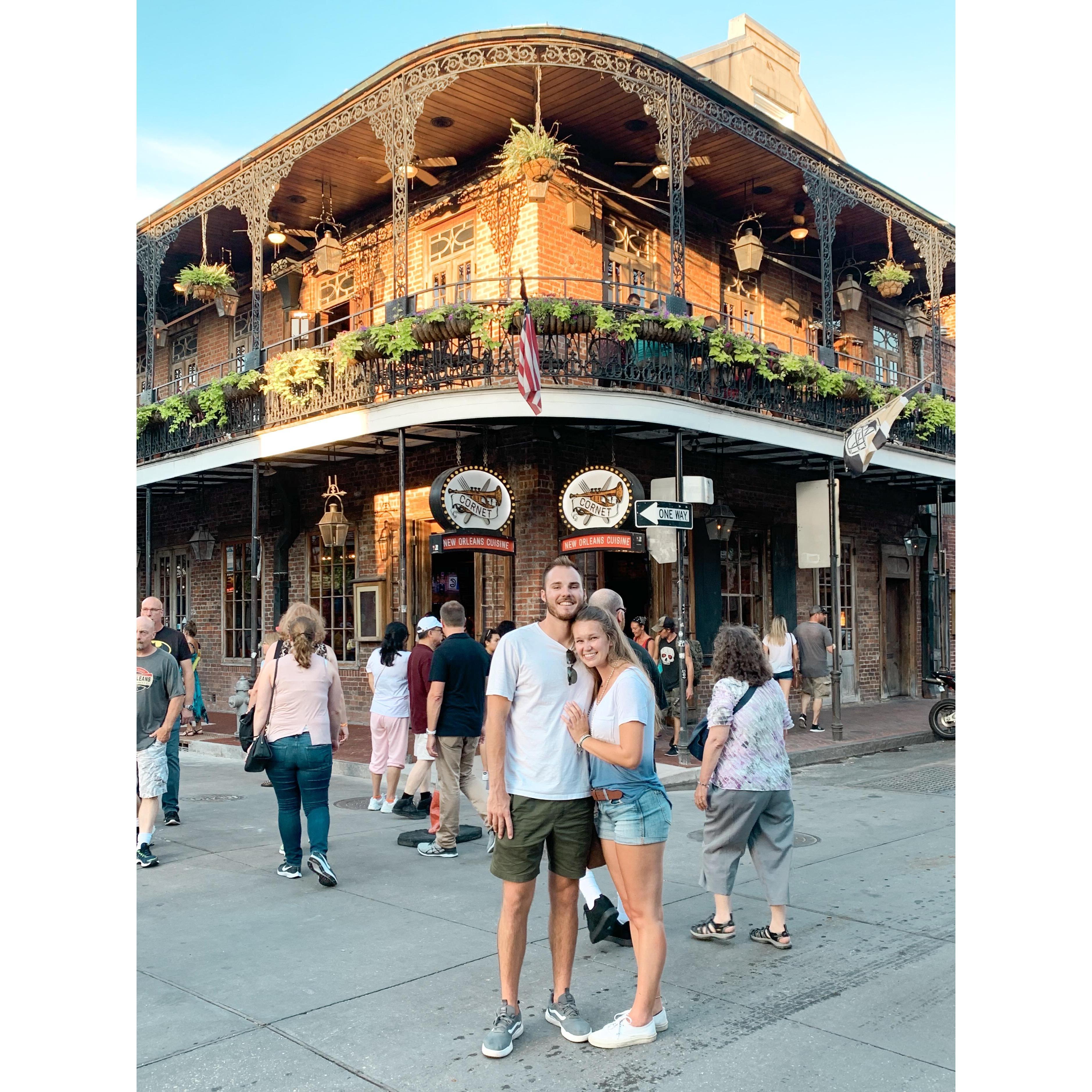 the start of the dream road trip, first stop - NOLA