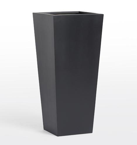 Modern Fiberstone Tapered Planter