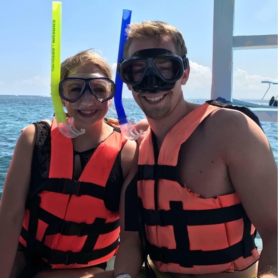 Swimming with the fish in Mexico!