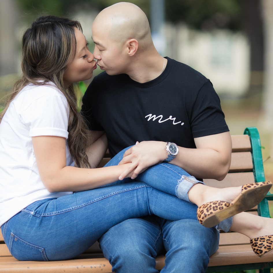 The one where Jimin and Anthony took their engagement photos.