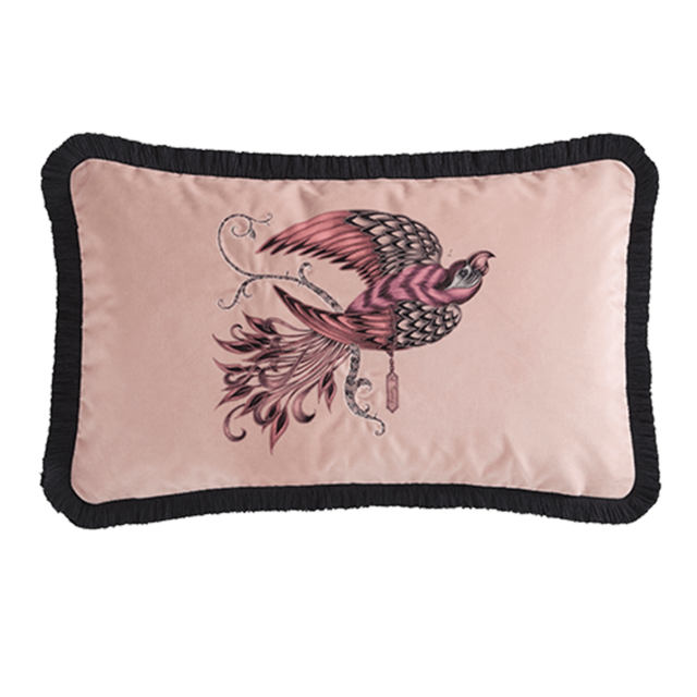 Audubon Velvet Bolster Cushion