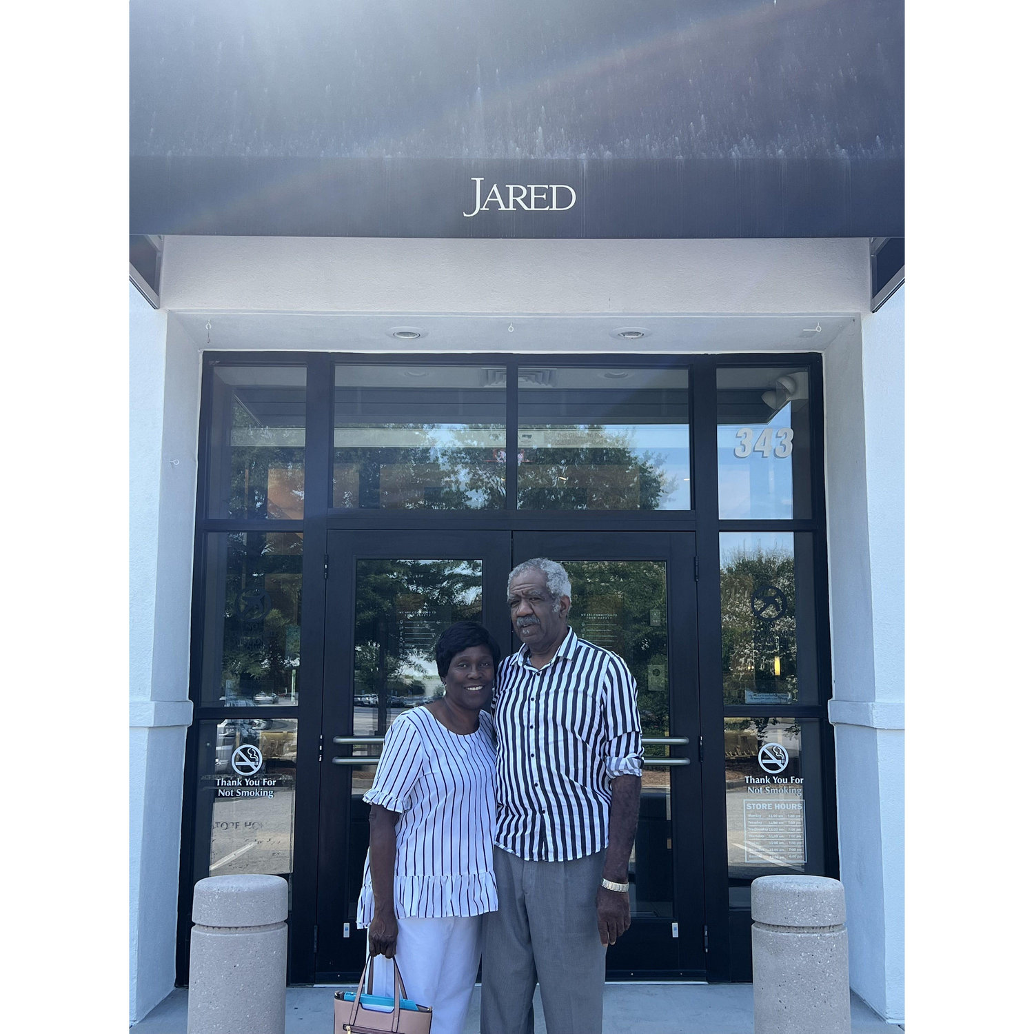 He went to JAREDS!!!