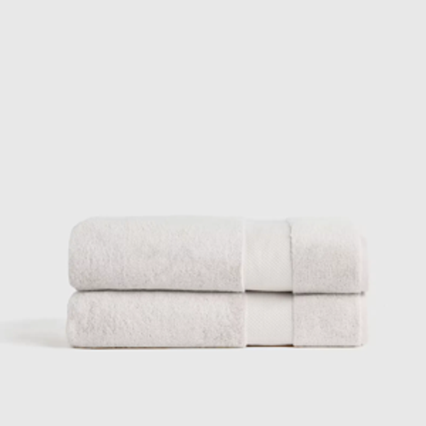 Turkish Ultra Plush Bath Sheet (Set of 2) - Silver