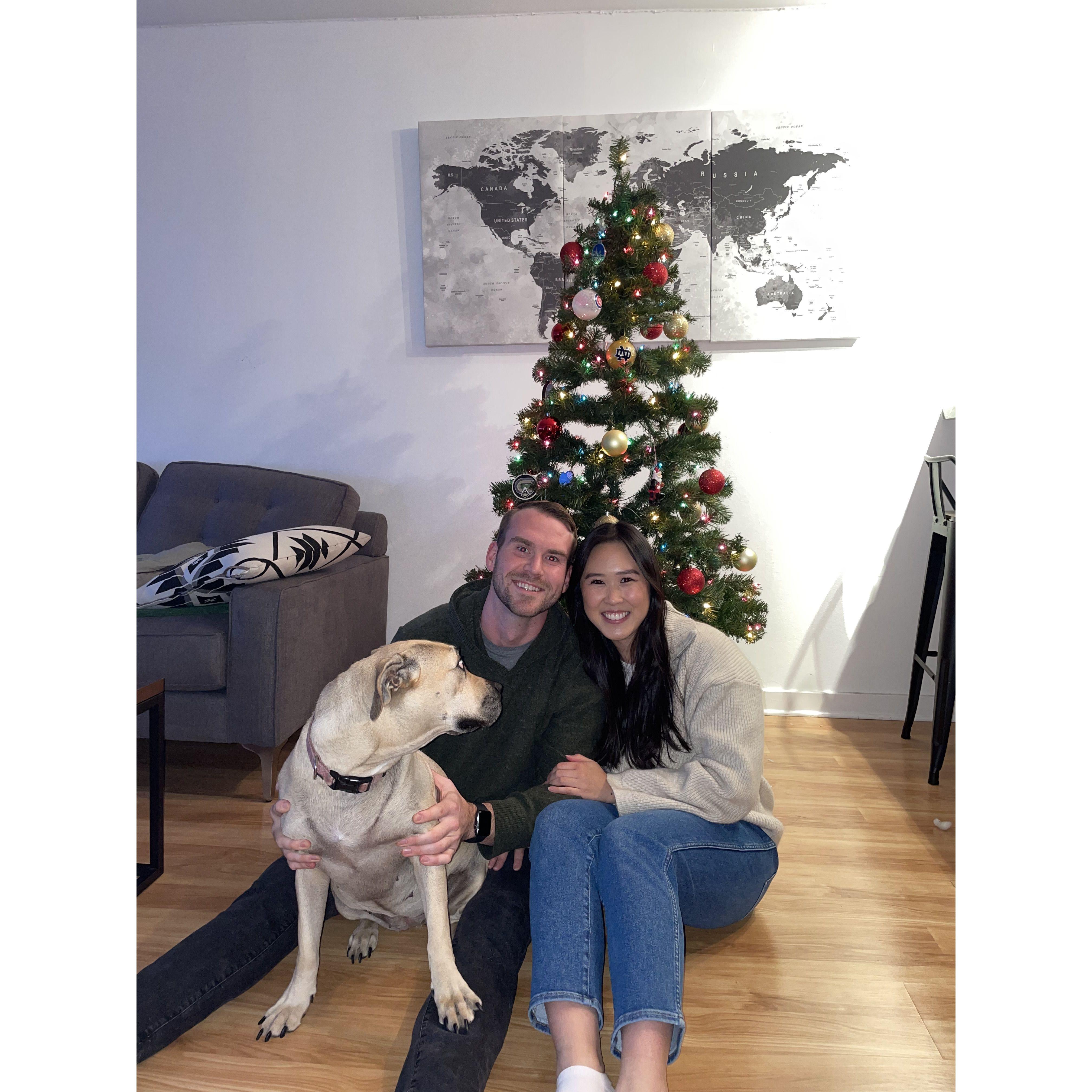 Our first Christmas together in 2022