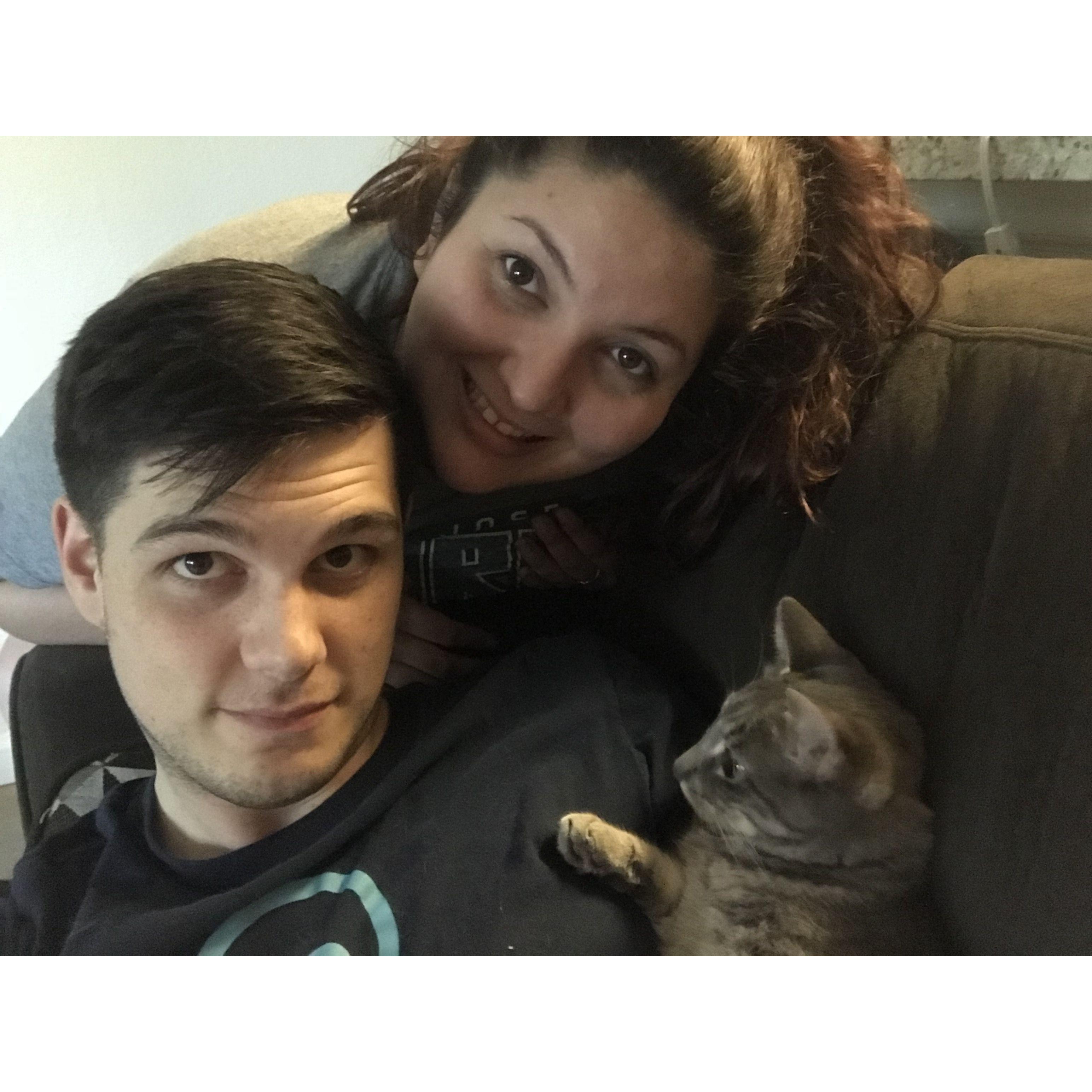 When we officially moved in together!