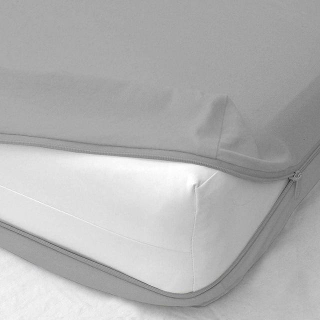 Zipper Fitted Sheet, Queen Size Zipper Fitted Sheet 8 Inch Deep Pocket, Hotel Quality Brushed Microfiber Bottom Sheet, Soft Wrinkle-Free Sheet, Zipper Mattress Cover 1 Fitted Sheet Only - Light Grey