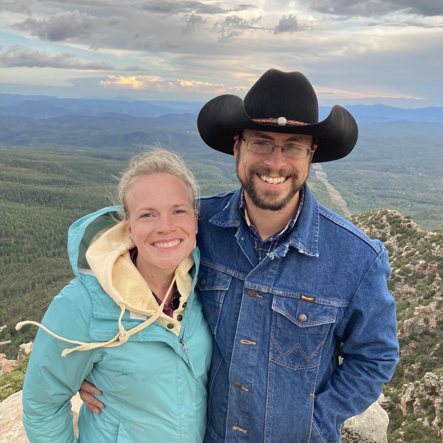 Kenton and Sara in the Mountains of Payson, AZ