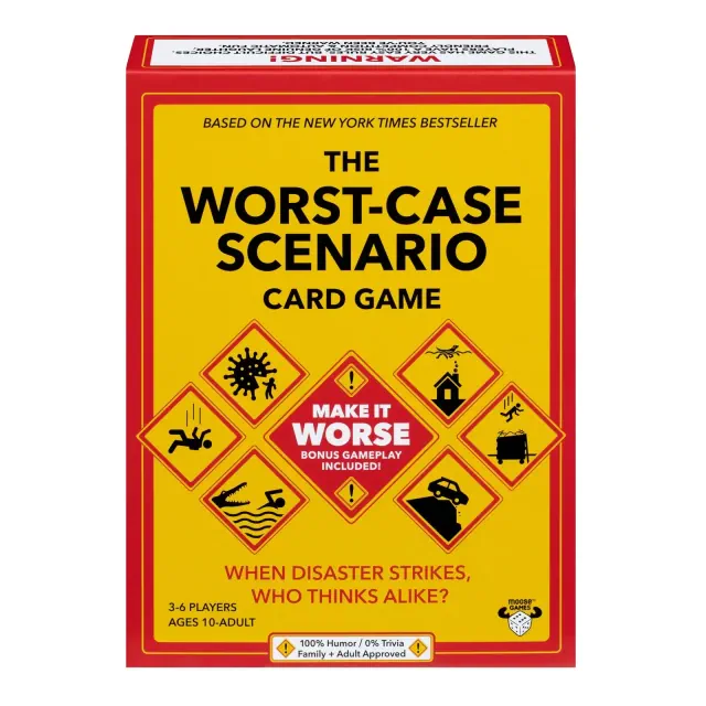 Moose Games The Worst-Case Scenario Card Game - Bonus Edition