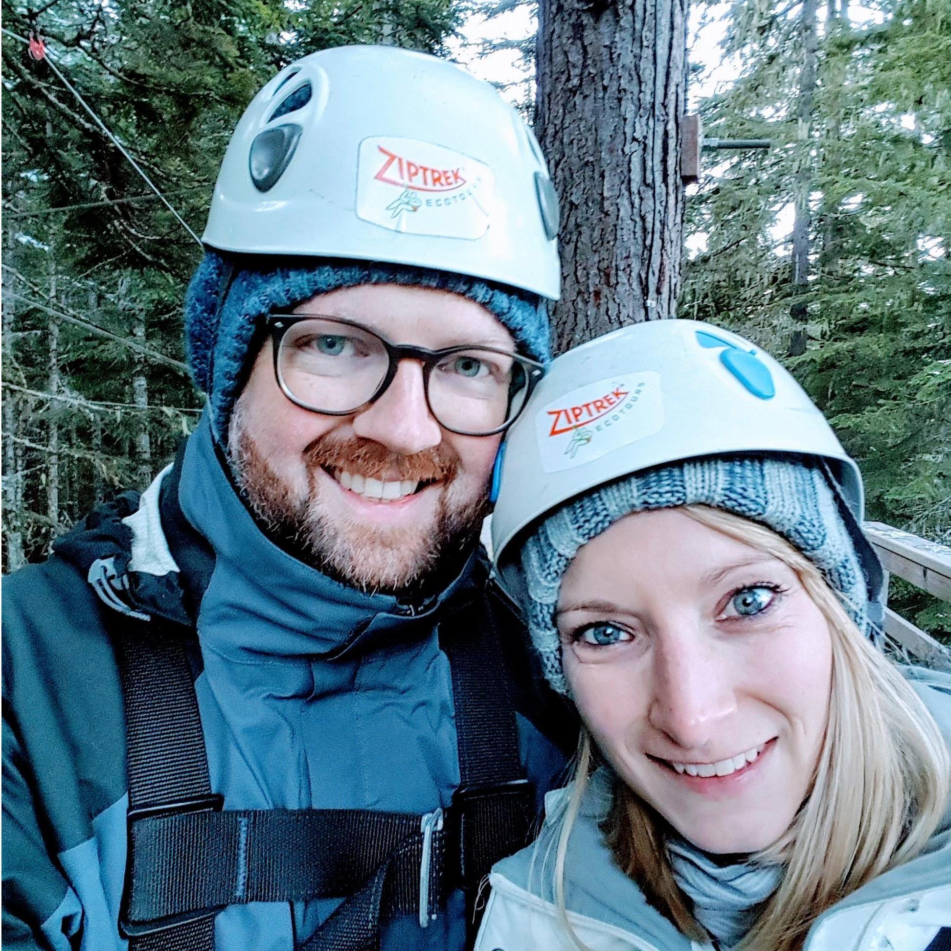 Learned you can eat lichen while ziplining in Whistler. Verdict: leaves something to be desired. The lichen that is.