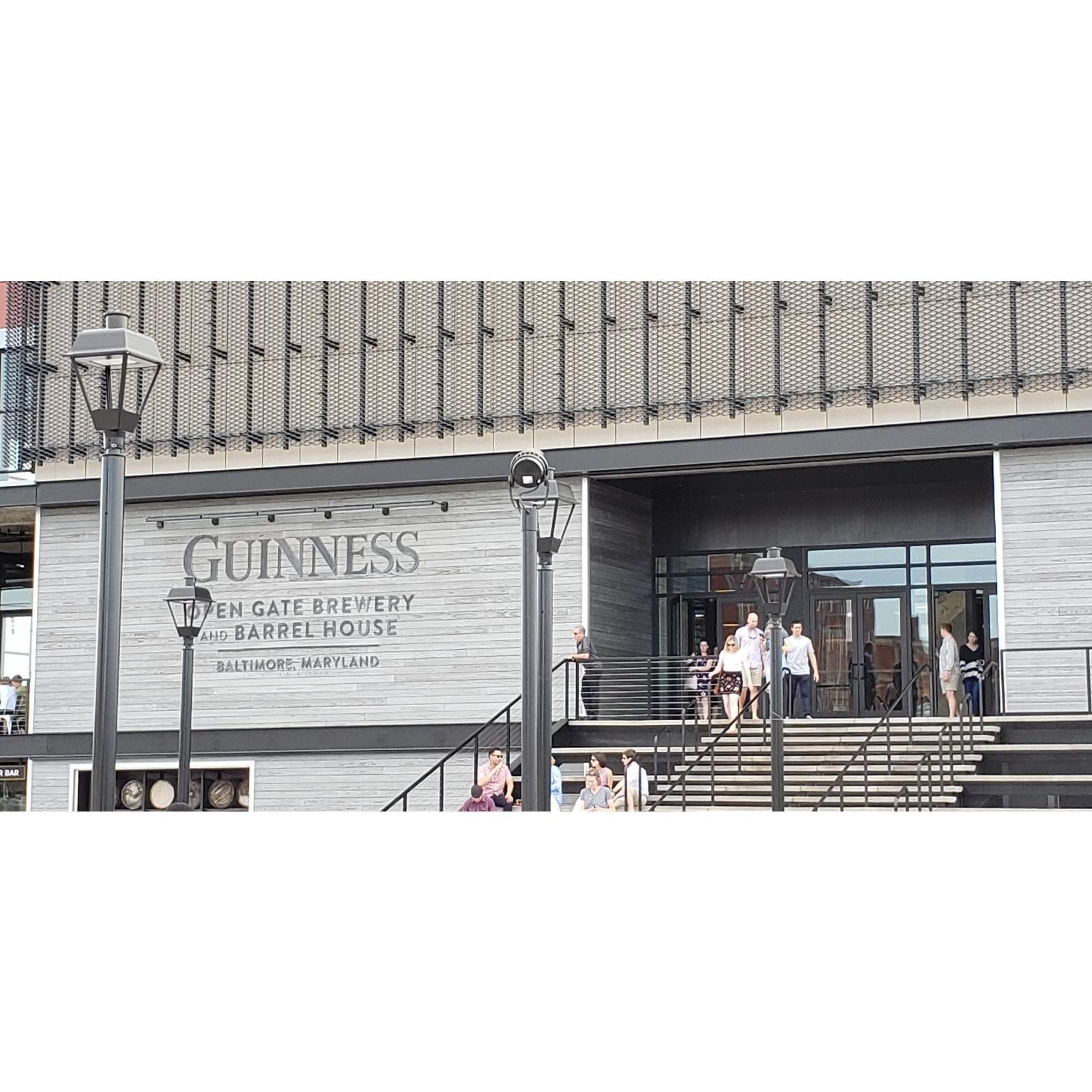 Guinness brewery in Baltimore.