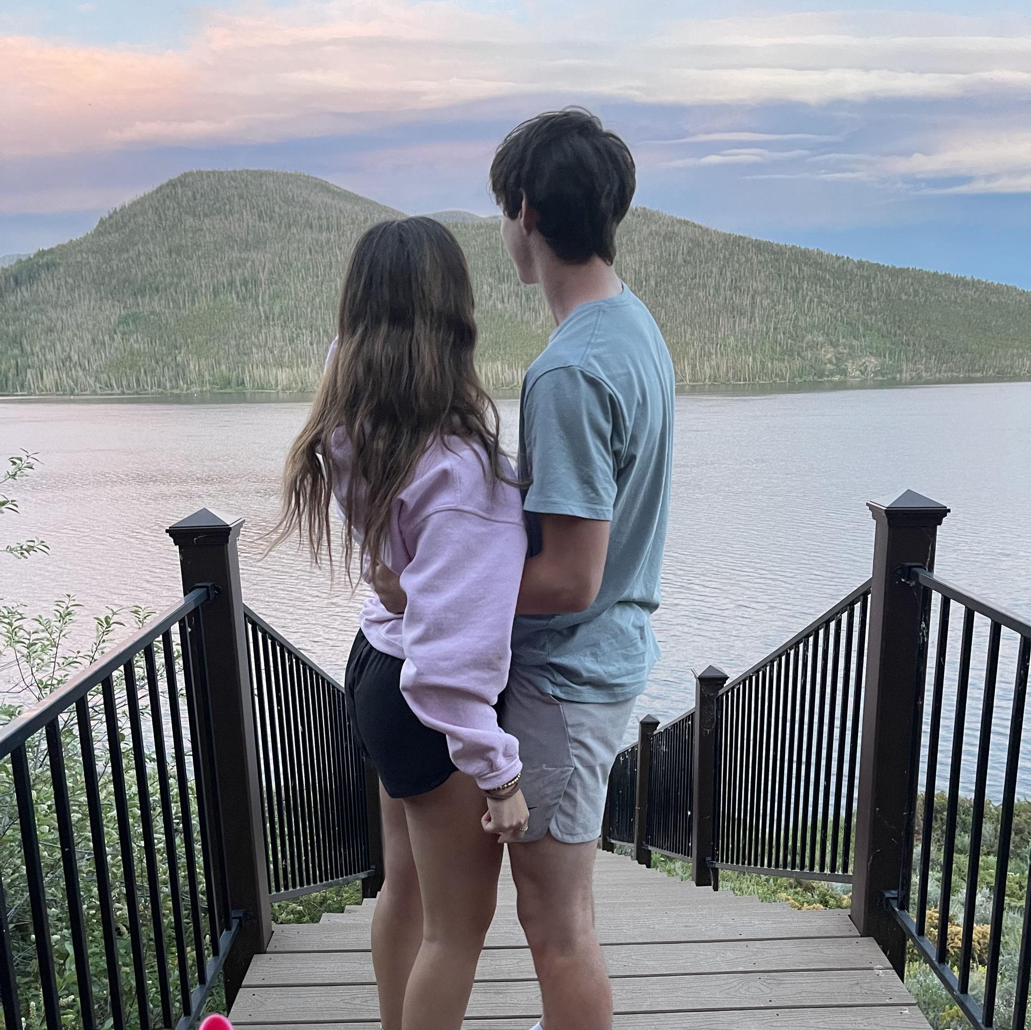Where we ended up getting engaged 5 years later!