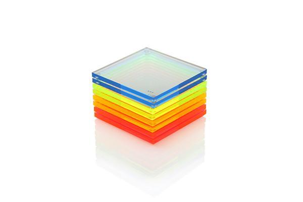 Alexandra von Furstenberg Acrylic Coasters, Set of 8