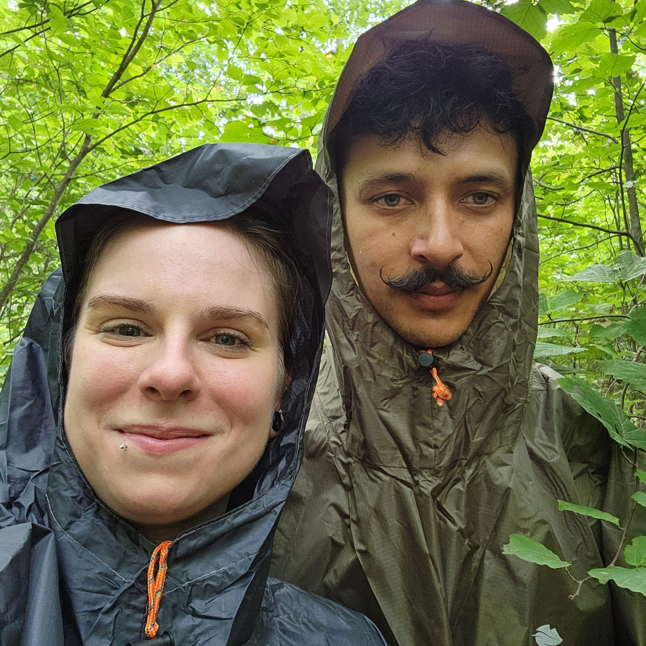 Hiking in the Poconos, August 2023.