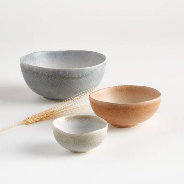 Pebble Dip Bowls, Set of 3