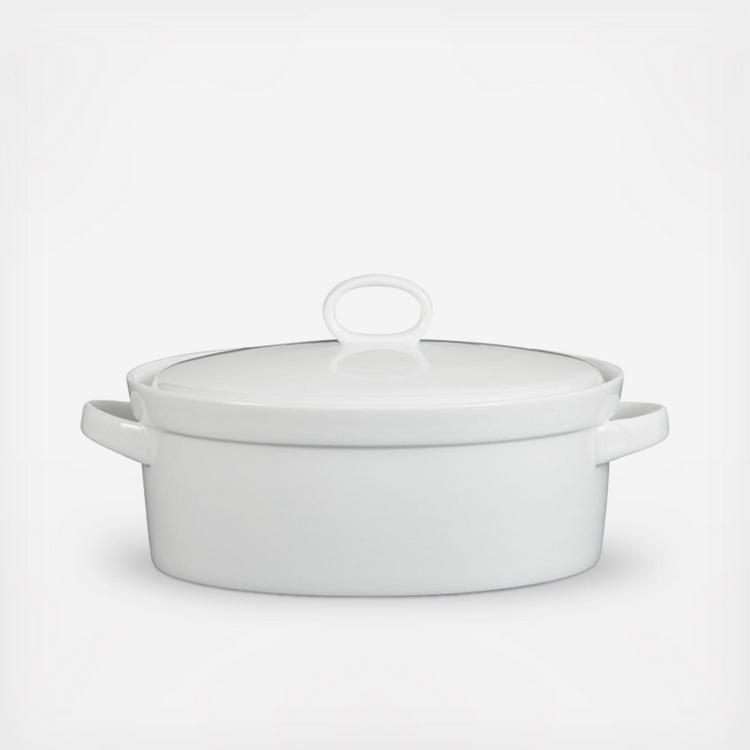Marin White 2-Qt. Covered Casserole Dish with Lid + Reviews