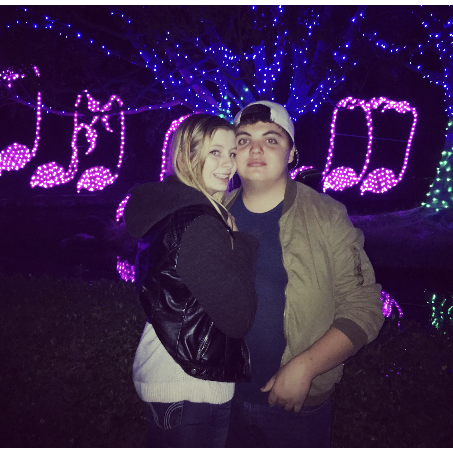 LA zoo lights with Hart