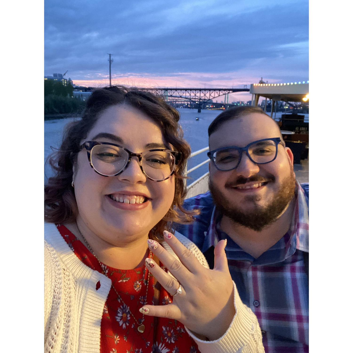 The night we got engaged :)
