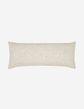 Arlo Linen Long Lumbar Pillow, Light Natural