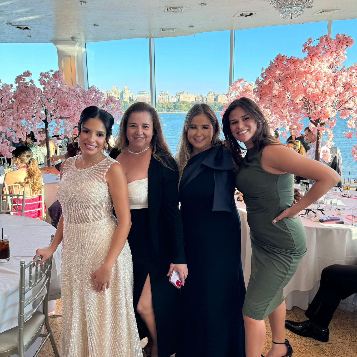 Celebrating Nathalie's cousin Melissa's engagement