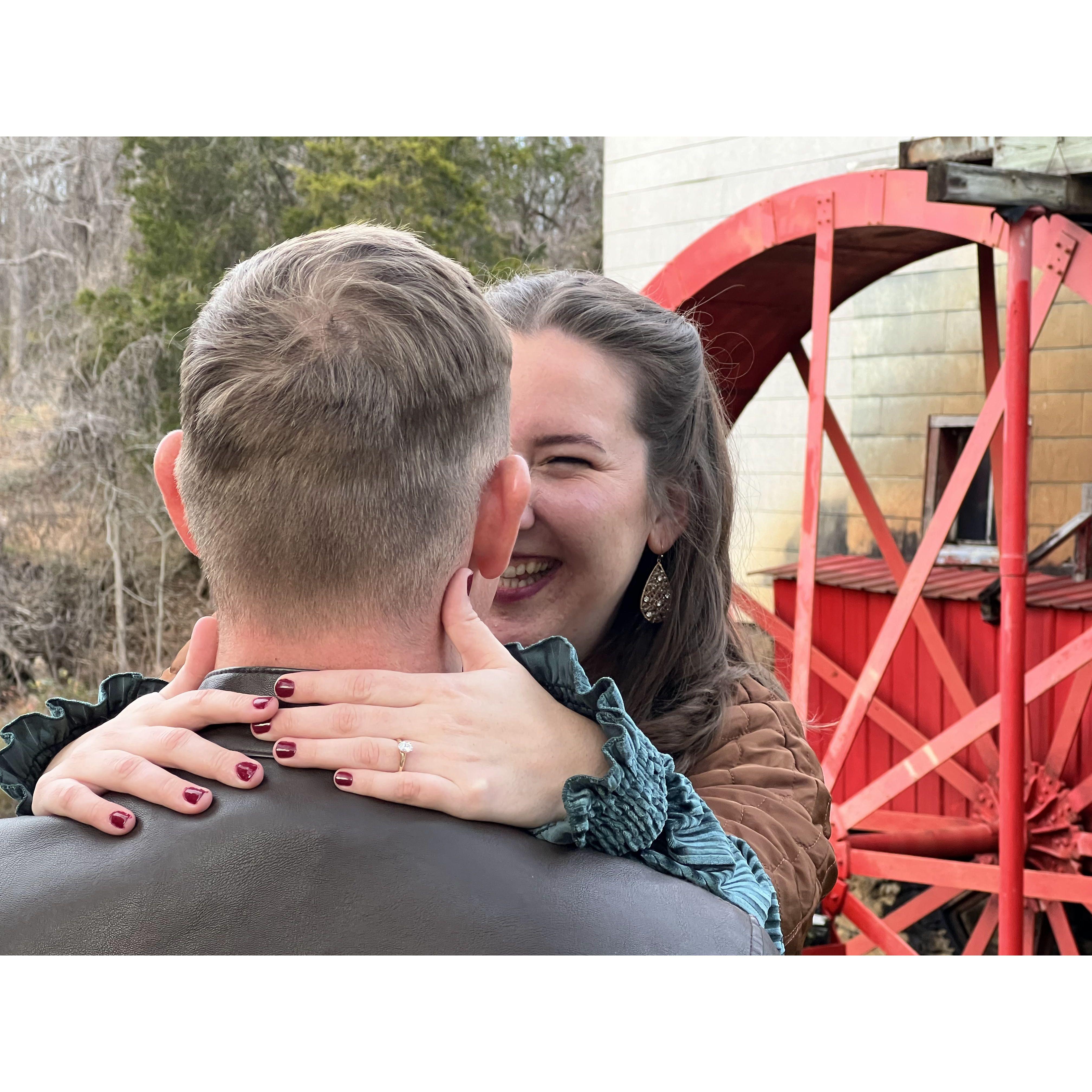 Caleb did an amazing job picking out Alyssa's DREAM ring!