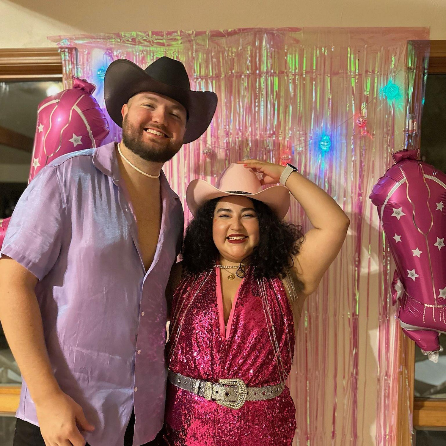 Sofia's 25th neon cowgirl birthday party!!