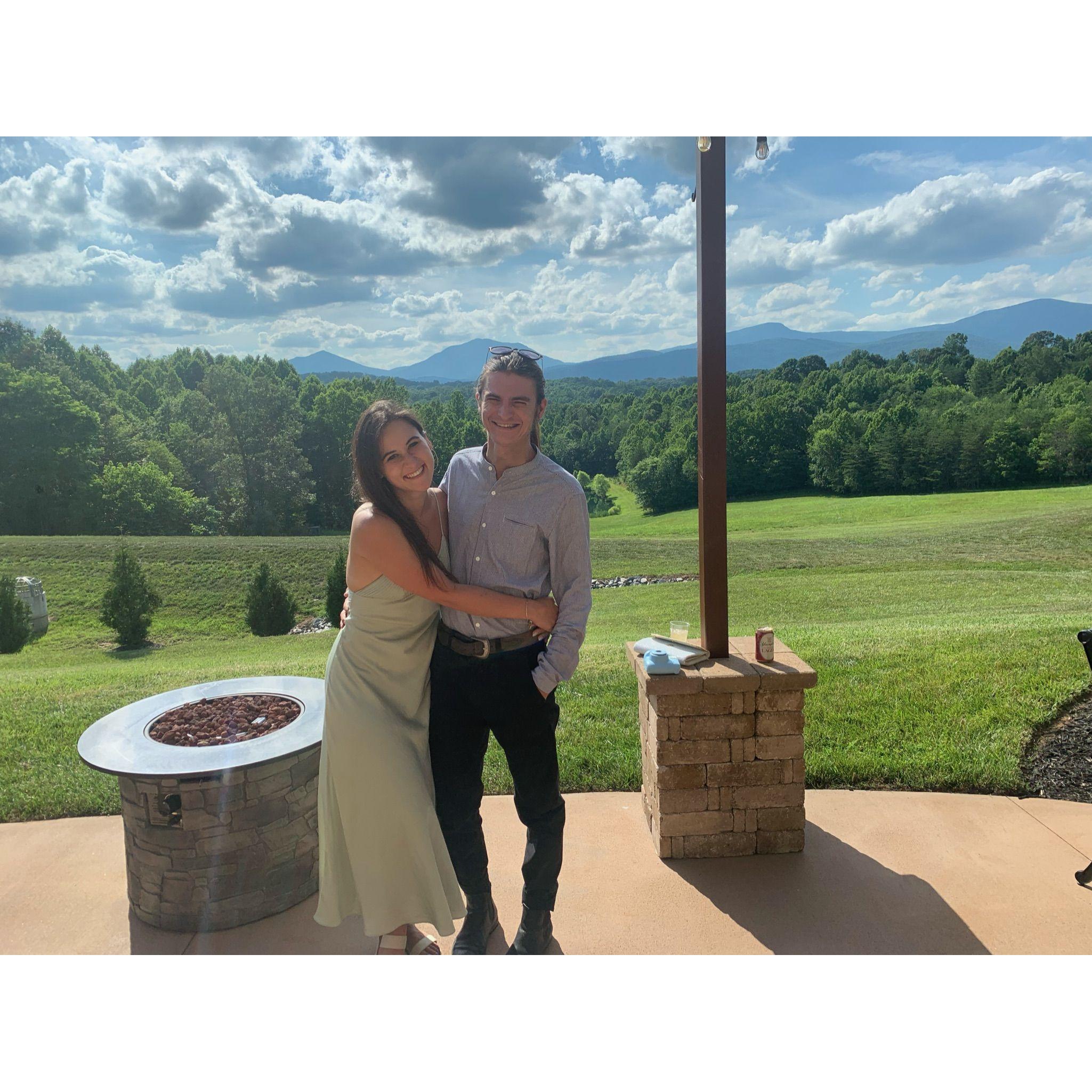Celebrating Cyan and Nick at their wedding in Virginia