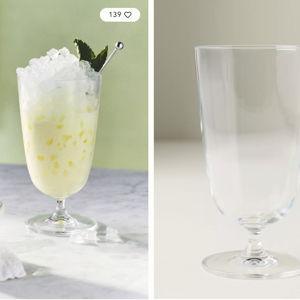 NUDE Bar/Giani Long Cocktail Glasses, Set of 4