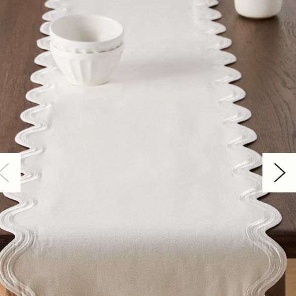 Madeline Embroidered Table Runner